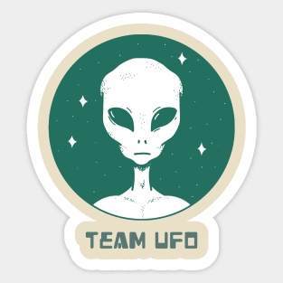 team ufo Sticker